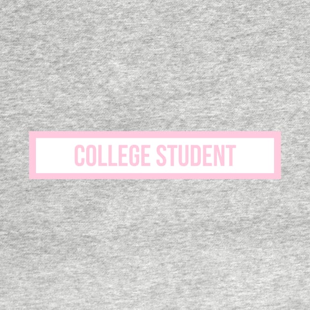 College Student Pink by emilykroll